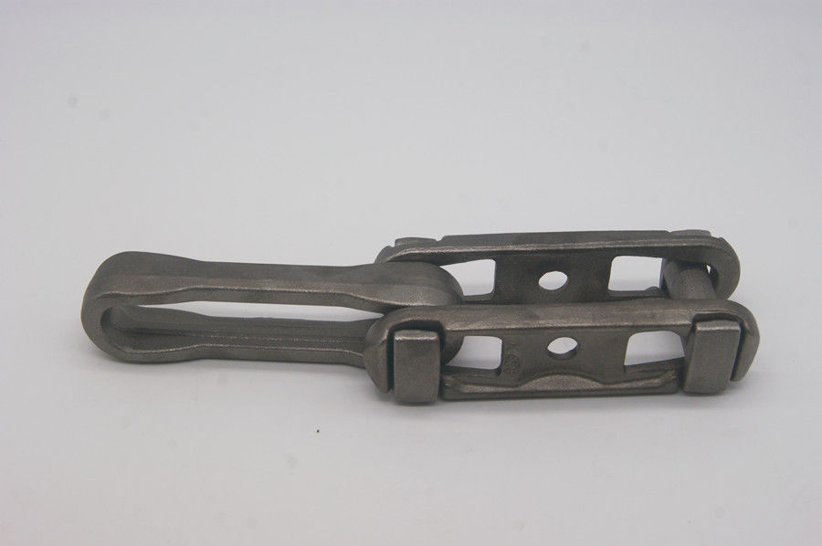 Υψηλής αντοχής Scraper Drop Forged Fork Link Chain Forging 142 Pitch Chain Rod σε μαύρο